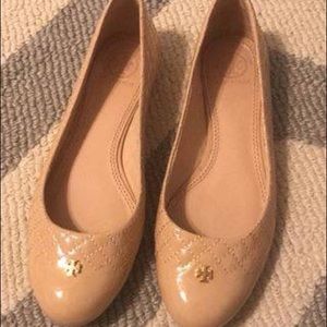 NWOT Tory Burch Nude Flats